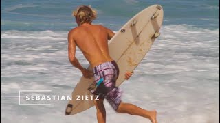 pro surfer sebastian zietz surfing in hawaii, australia and indonesia. 2007-2014.  4K.