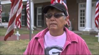 Flags Flying over Ringgold for Veterans