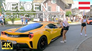 4K When sports car gather in Sportwagentreffen Velden 2022 | Summer