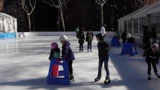 Memo and Gideon skating