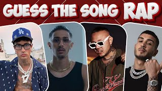 INDOVINA la Canzone RAP Italiana 2024 🔊 Quiz Musica RAP 🎧  🇮🇹