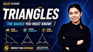 Master Triangle basics in 5 Minutes | All concepts in one video | Explanation from basics #beenamam