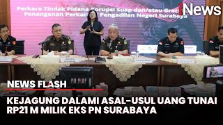 Penyidik Temukan Uang Tunai Rp21 M saat Geledah Rumah Eks Ketua PN Surabaya | News Flash