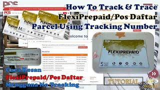 Cara Cek No Tracking/Kesan FlexiPrepaid/Pos Daftar (How To Track\u0026Trace Parcel Using Tracking Number)