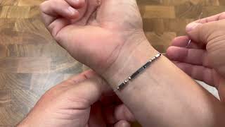 DIY Morse Code Bracelet Kit, fun for activities!