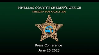 Press Conference 6.26.23 Sheriff Gualtieri Discusses Dunedin Pool Lanai Shooting