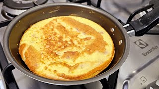 1 egg Pan-fried cornbread perfect breakfast