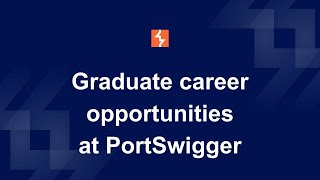 Graduate career opportunities at PortSwigger