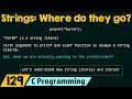 Storing the String Literals