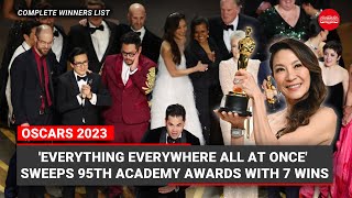 Oscars 2023: 'Everything Everywhere All at Once' sweeps 95th Academy Awards with 7 wins