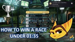 How To Win Hoverboard Gold Cup on Rilgar in under 1:35 | Ratchet and Clank (PS5)