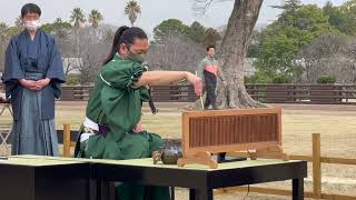 熊本城おもてなし武将隊ほか 20230304〜武士の魂①日目 武士の茶会 忠興公の席