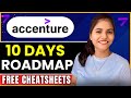 10 DAYS ROADMAP OF ACCENTURE | Accenture Complete Preparation #accenture_previousyear_questions #job