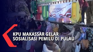 KPU Makassar Gelar  Sosialisasi Pemilu di Pulau Lae-Lae