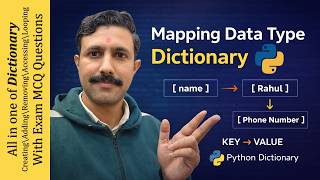 Dictionary in python with example | Mapping data type in python | Python for Beginners