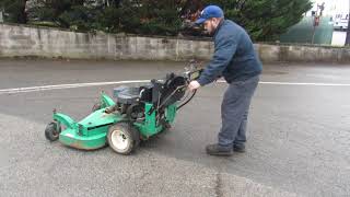 Lesco Walk Behind Zero Turn Mower | Compass Auctions \u0026 Real Estate