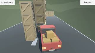 Car game prototype made with Unity 3D