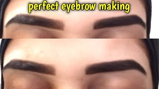 eyebrow tutorial l eyebrow banana ka tareka l eyebrow makeup l eyebrow shape