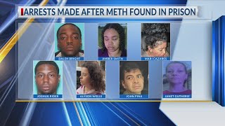 7 arrested after meth, cell phones brought into Anderson County prison by drone