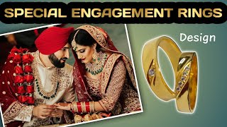 SPECIAL ENGAGEMENT RINGS GOLD 2020 #GOLDRINGS #LATEST #DESIGN | GLOG#02  | SATHYAKGF | weddingrings