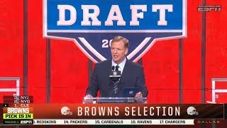 Browns Select QB Baker Mayfield With 1st Overall Pick | 2018 NFL Draft | Apr 26,