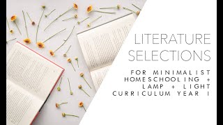 Minimalist Homeschool | Literature Picks Year I | Lamp + Light Homeschool