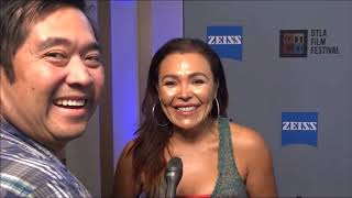 Motel Gravy: Sandra Santiago Carpet Interview | DTLA Film Fest 2019