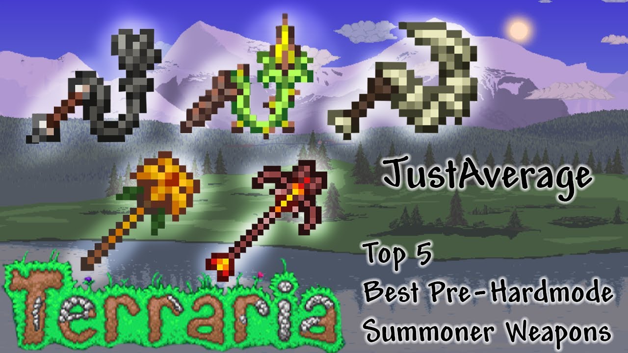 Top 5 Best Summoner Weapons In Pre-Hardmode - YouTube