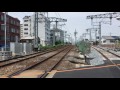 阪急千里線 下新庄駅付近の仮線取り付け部　hankyu senri line shimo shinjo station　 2016.5