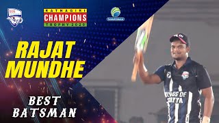 Rajat Mundhe | Best Batsman in Ratnagiri Champions Trophy 2020