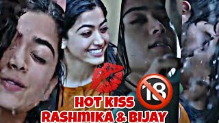 rashmika mandanna hot kissing video ll lip kiss ll rashmika & bijay ll #trendingshortvideo #kissing