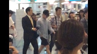 150724 JYJ パクユチョン　羽田空港　出国