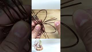 DIY wire 教你如何使用彩色鋁線製作空氣鳳梨 簡易精美蝴蝶  How to make Aluminum wire Air plant flowerstand tree