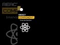 What is React Component ? -  React Interview Question #reactjs #shorts