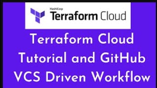 Github integration with Terraform cloud to driven workflow using VCS