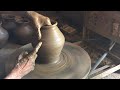 Making / Throwing a Spherical shaped Pottery vase on the wheel. #shorts #viralshorts #trendingshorts