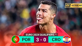 Portekiz - Hırvatistan 3-0 | Ronaldo Brace EURO 2024 Elemeleri Öne Çıkanlar ve G