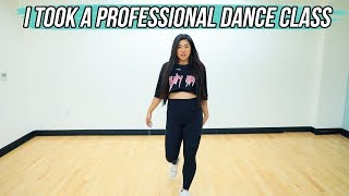 i took a professional dance class again