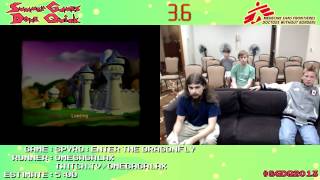 Spyro: Enter The Dragonfly :: SPEED RUN (02:53) live at #SGDQ 2013
