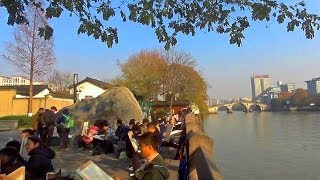 浙江杭州京杭大運河3/7碼頭乘坐遊船 Great Canal Hangzhou Zhejiang (China)