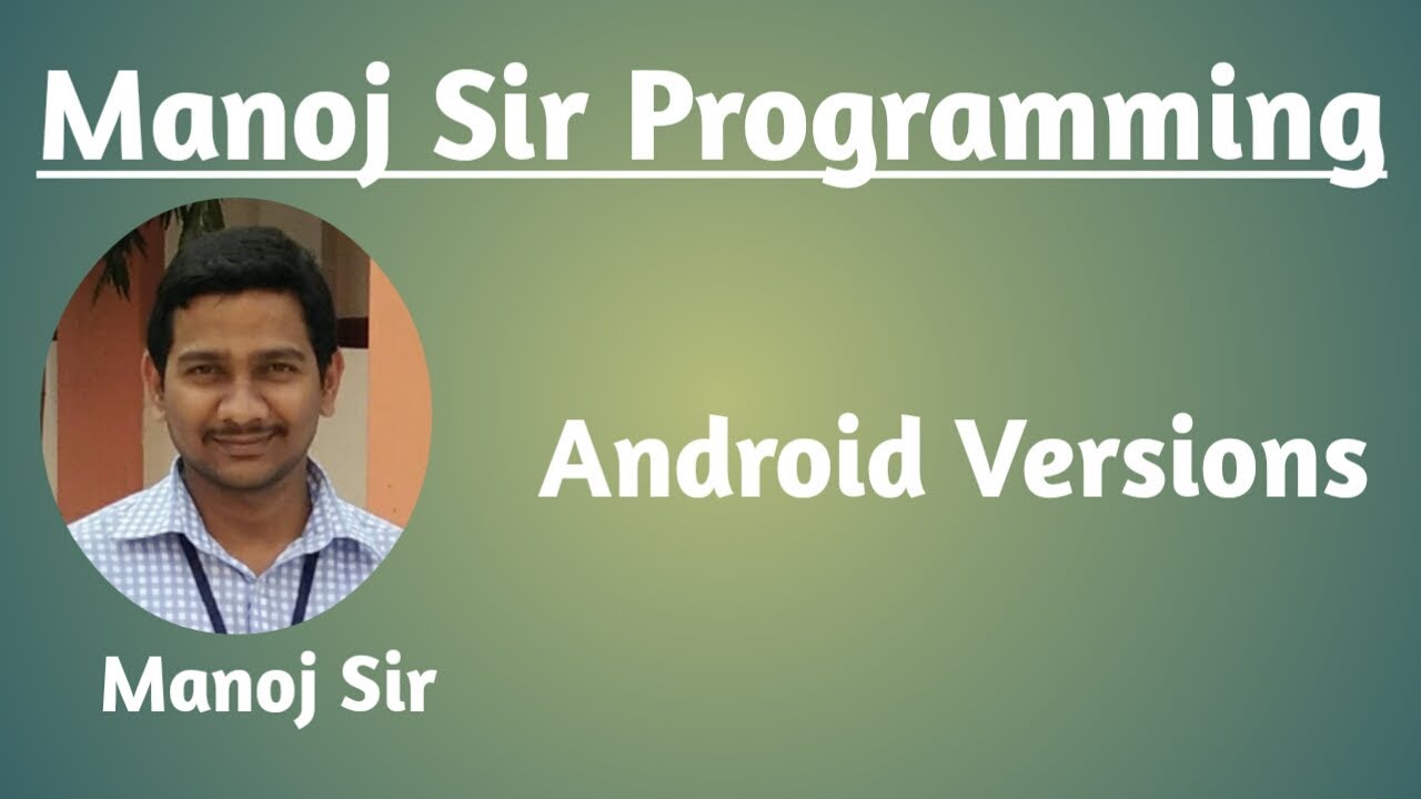 3 Android Versions Youtube