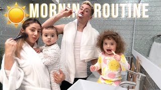 OUR NEW MORNING ROUTINE WITH 2 UNDER 2!!!