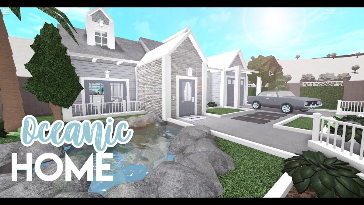 Bloxburg II Oceanic Home 48k II House Build - YouTube