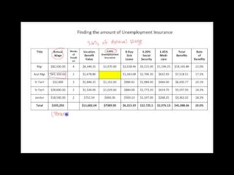 Project 1: Calculating Unemployment Insurance Project 1: Calculating Unemployment Insurance