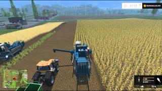 Farming Simulator 15 PC Mod Showcase: Blue Combine