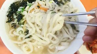 몽둥이 손칼국수 원조 가야 밀면 부산맛집 부산 부평깡통시장앞 chopped noodles korean street food 부평깡통시장 맛집 kfood