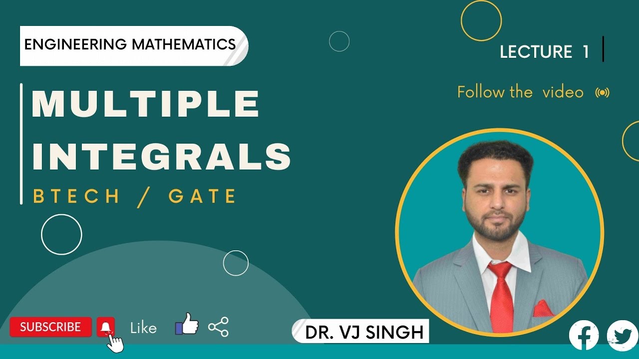Multiple Integrals Lecture 01 Youtube