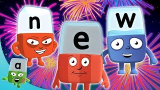 Alphablocks - Happy New Year! | Learn to Read | Phonics for Kids | Learning Blocks