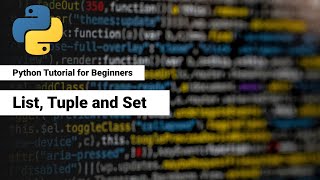 10. More Data Types | | List , Tuple , Set | | Python Bangla Tutorials for Beginners