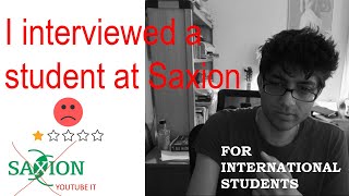Interview Saxion students of their experience - Good or Bad : /